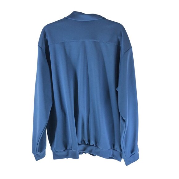 John Blair Mens Vintage Blue Full-Zip Track Jacket Size XL - Picture 2 of 3